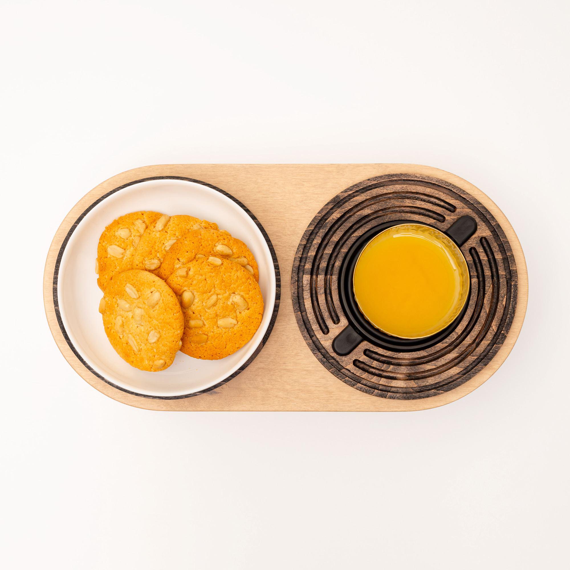 Підставка балансуюча Spillno Oval під келих/пляшку/банку з двосторонньою підставкою для чашки або тарілки (80002) - фото 6