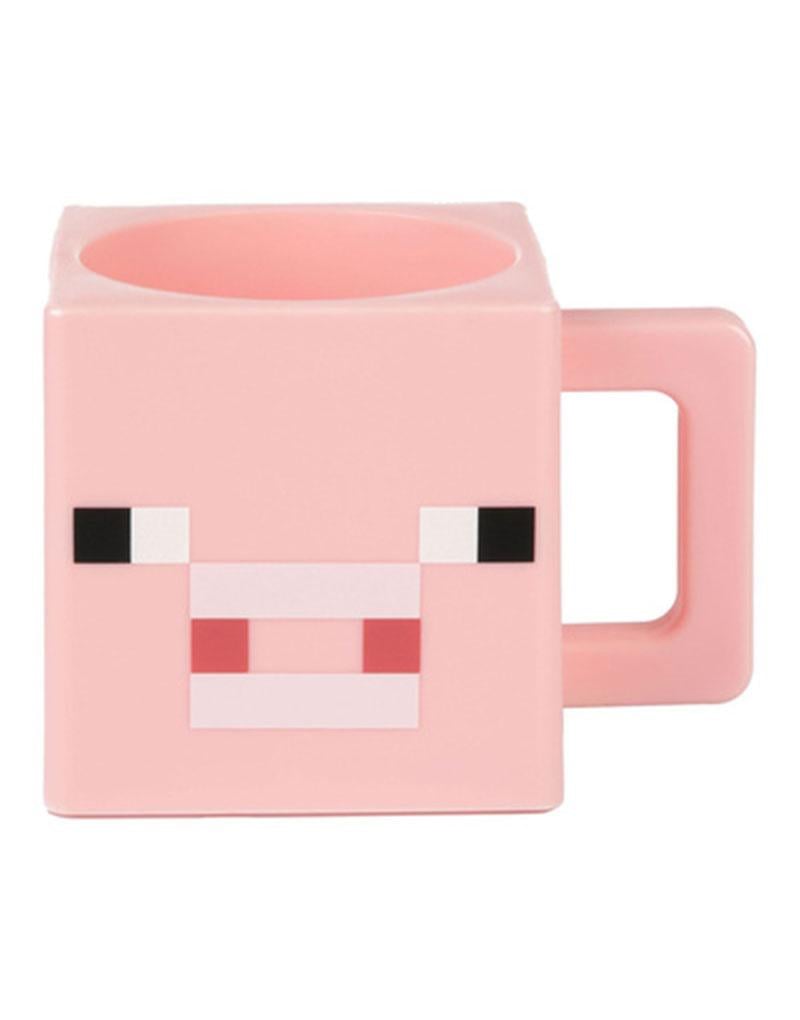 Чашка Minecraft Pig Face Поросенок Розовый (20938119)