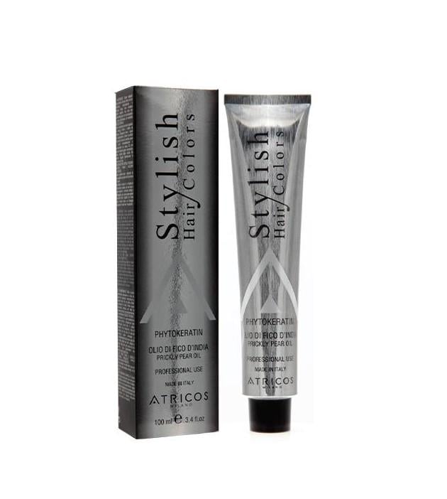 Барвник перманентний Atricos Stylish hair colors з низьким вмістом аміаку 7,08 (31570)