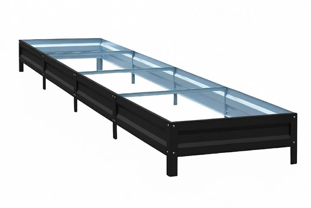 Грядка оцинкованная SIMBUD 0,65 мм 4х0,8 м RAL9005 мат