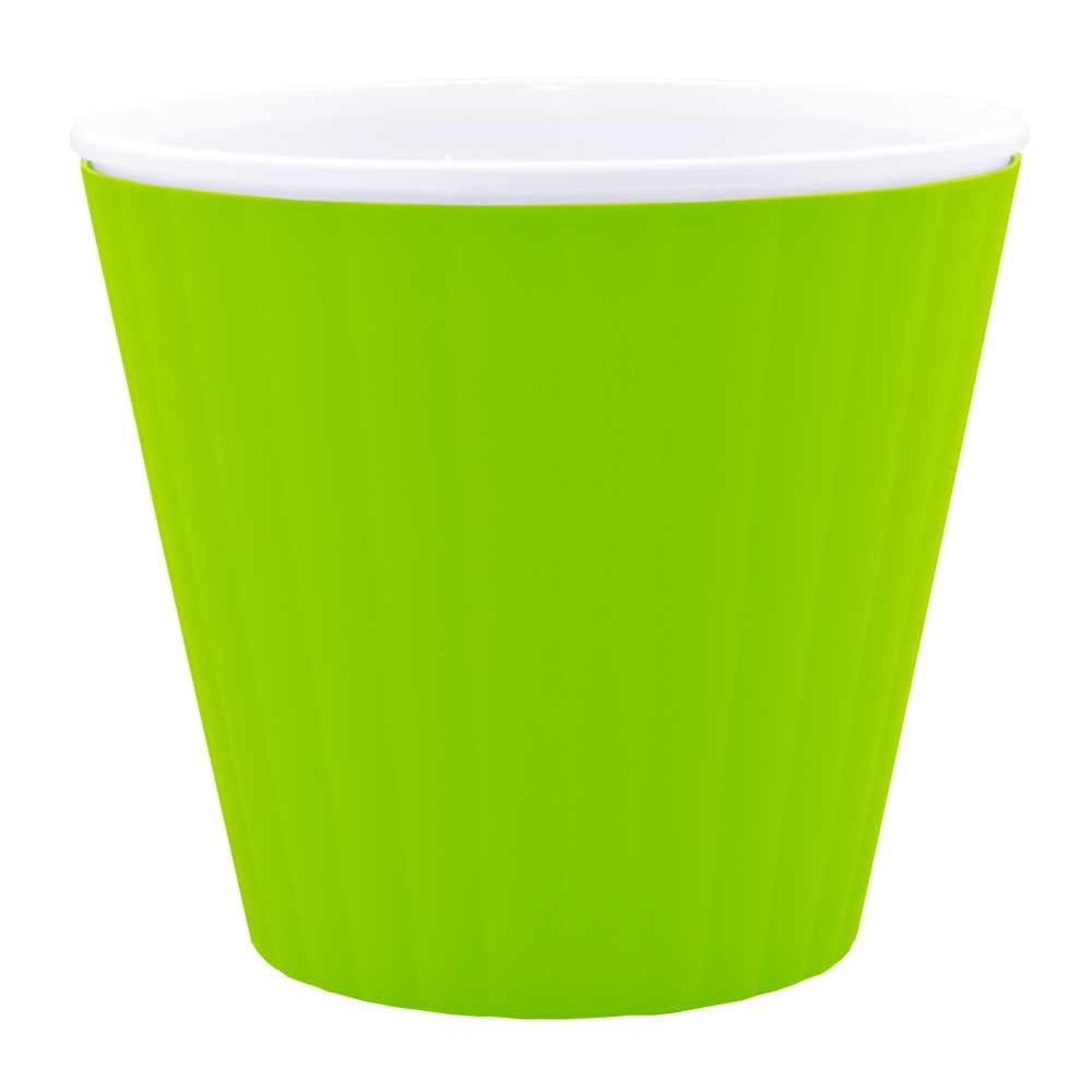 Горщик Ібіс 15,7х13 см Салатовий (4823044308545) - фото 1 Горщик Ібіс 15,7х13 см Салатовий (4823044308545) - фото 1