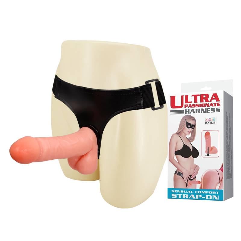 Страпон-трусики реалистичный Ultra Passionate Harness 17,5 см ( 38131643)
