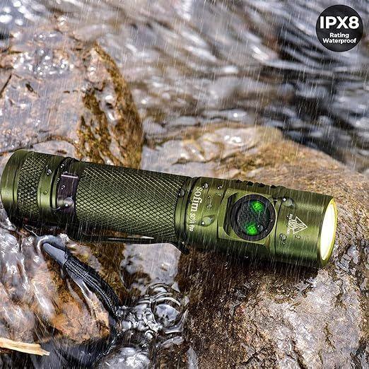 Ліхтар Sofirn SC31 Pro авіаційний алюміній з акумулятором 3000 мАг 2000 Лм Type-C Green (2433096844) - фото 6 Ліхтар Sofirn SC31 Pro авіаційний алюміній з акумулятором 3000 мАг 2000 Лм Type-C Green (2433096844) - фото 6