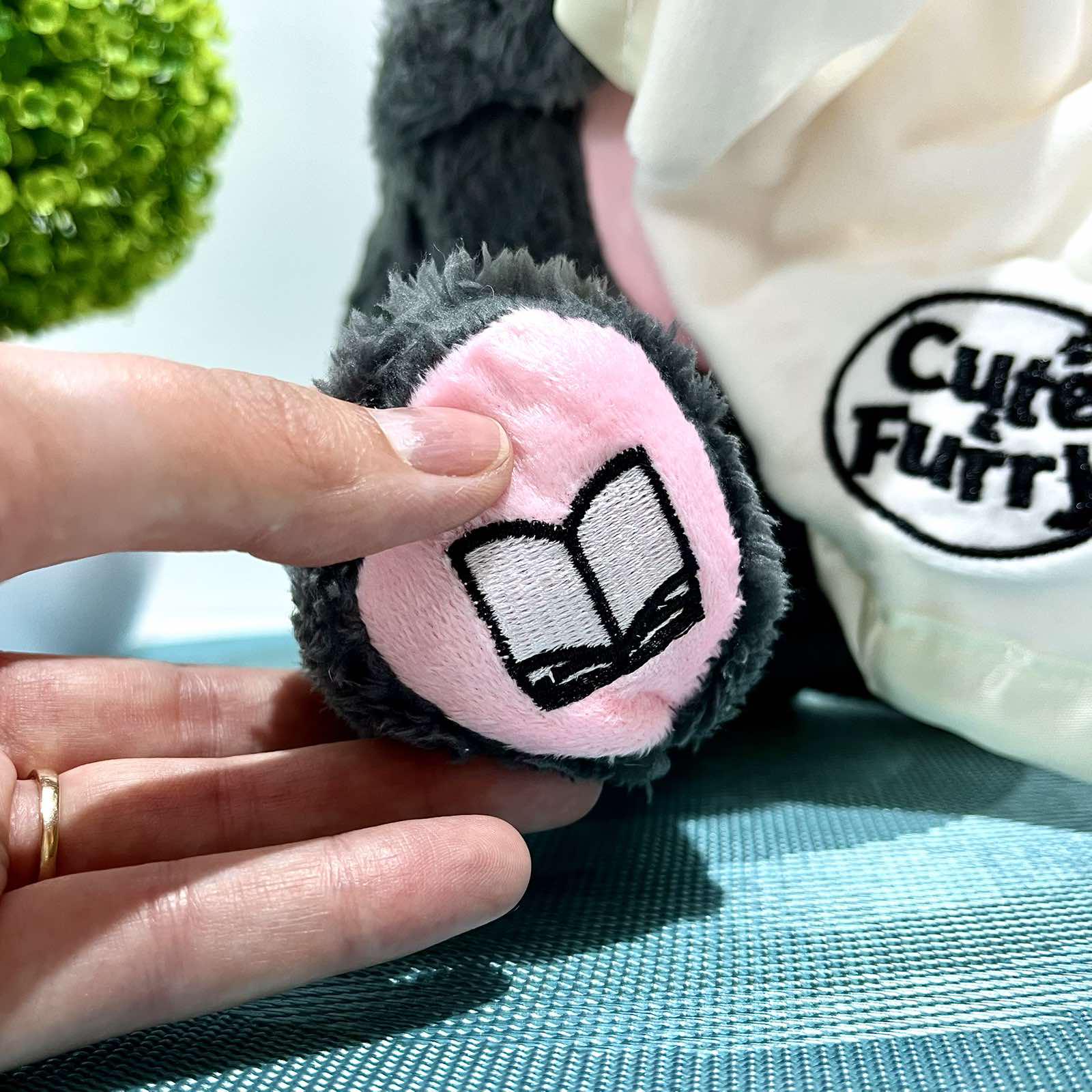 Интерактивная игрушка Мишка-сказочник играет в прятки/рассказывает сказки Серый (M 5843 I UA) - фото 4