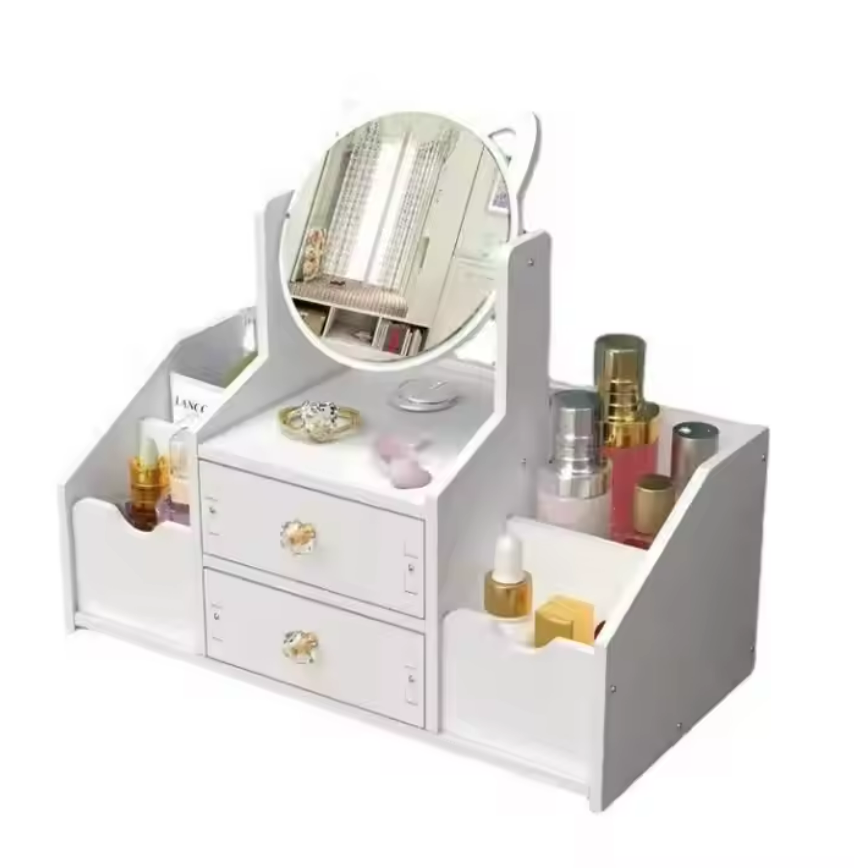 Органайзер для косметики и макияжа от UrbanKit с подвижным зеркалом 5 отделений - фото 2 Органайзер для косметики и макияжа от UrbanKit с подвижным зеркалом 5 отделений - фото 2