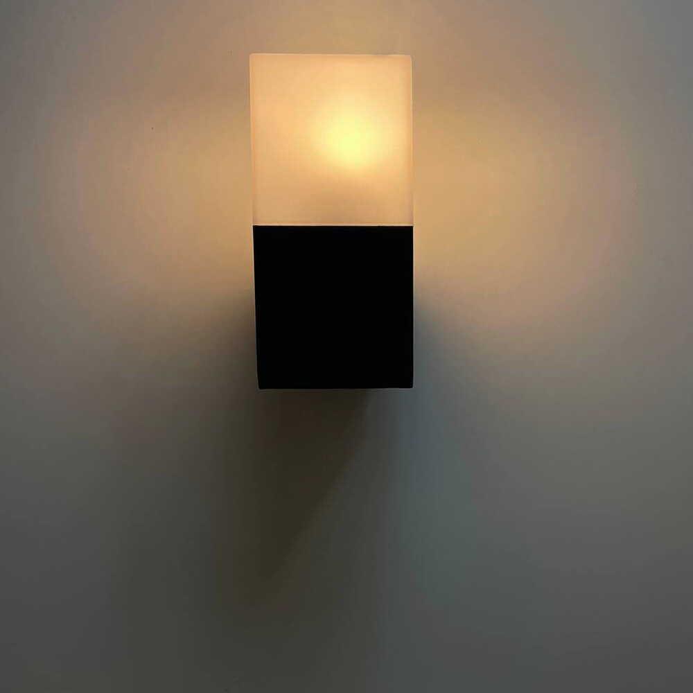 Світильник фасадний Violux QUADRO-1D 20Вт E27 ІР44 Чорний (26064616)