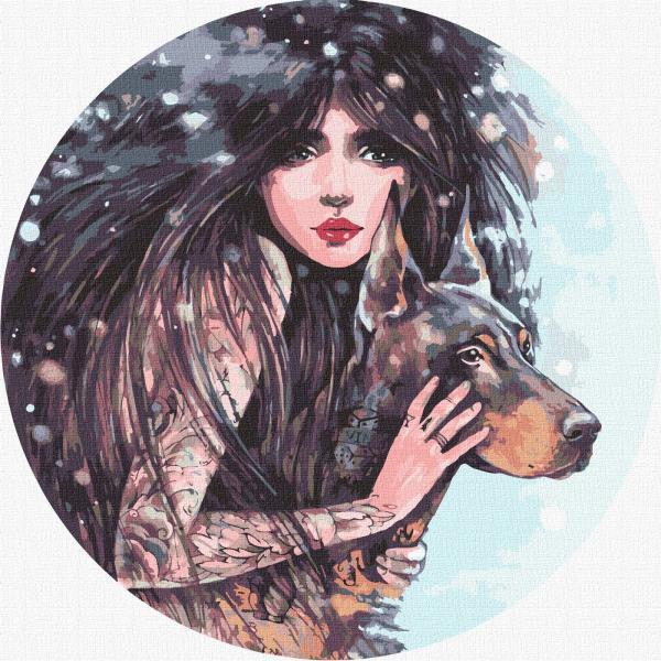 Картина по номерам Идейка Дикая воля 40х40 см в термопакете (KHO4937)