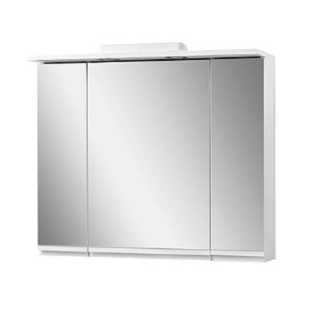 Зеркало-шкаф для ванной комнаты Алания 80 с подсветкой (25619686)