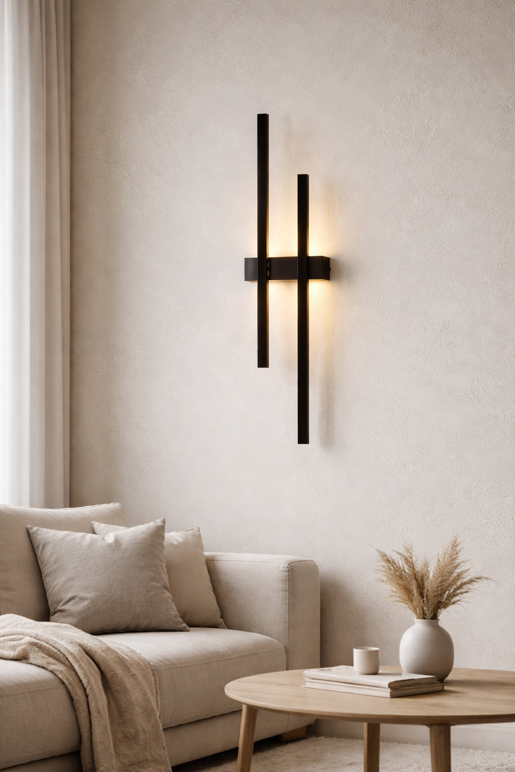 Настінний світильник Parallelis LED нейтральне світло 20W (20447/BKLEFT)