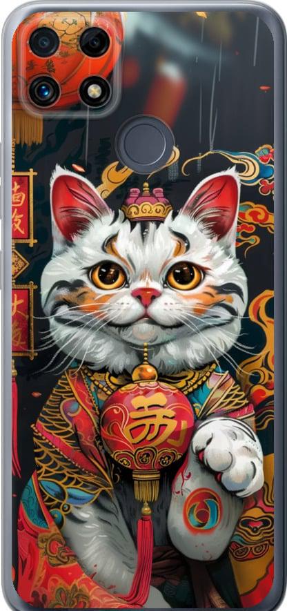 Чехол на Realme C25 China Cat v2 (6135u-3613-42517) Чехол на Realme C25 China Cat v2 (6135u-3613-42517)