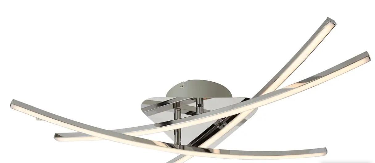 Люстра 234LED с поворотными кронштейнами из хромированного металла