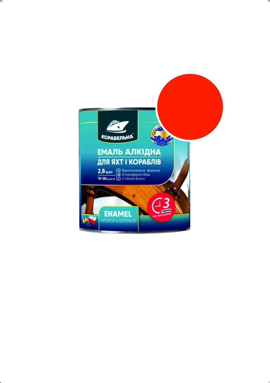 Эмаль алкидная ПФ-115 "Корабельна" 0,25 кг Красный (28716337)