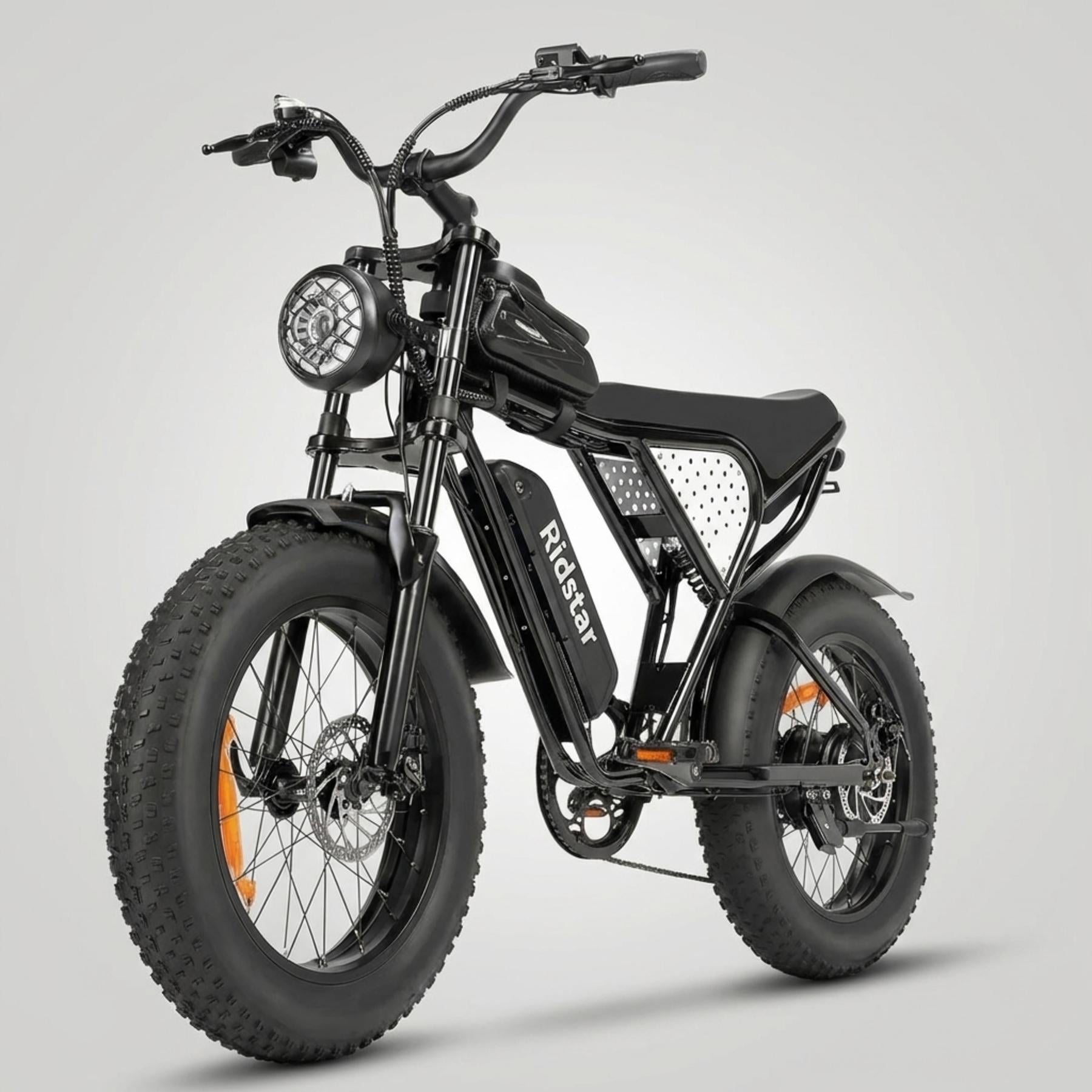 Велосипед электрический Ridstar Q20 Mini fatbike 750W 48V 15 Ah Черный (73950)