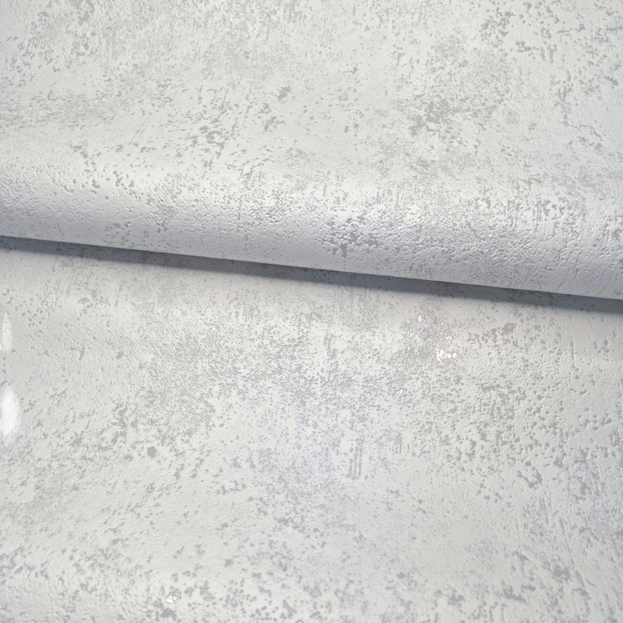 Обои виниловые Славянские обои 3750-03 под штукатурку для гостиной/спальни/коридора/детской комнаты 10,6x1 м Серый (2292707660)