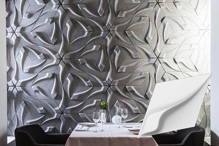 Панель гипсовая 3D Лучик (1029) - фото 2 Панель гипсовая 3D Лучик (1029) - фото 2