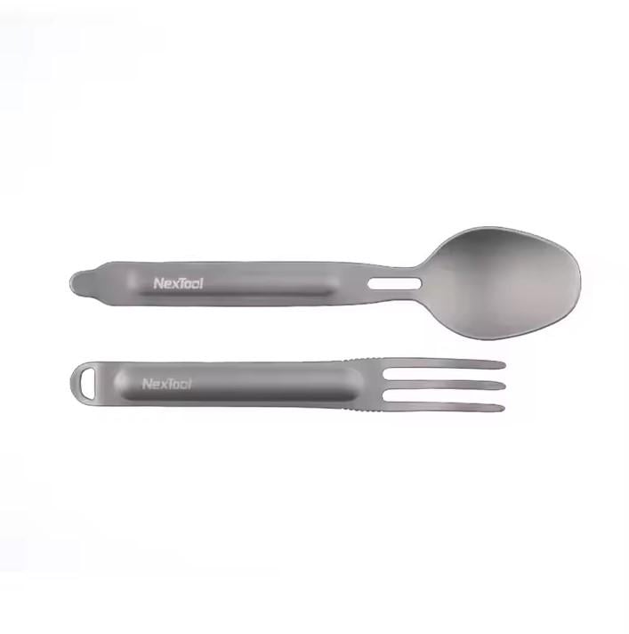 Набор посуду NexTool Outdoor Titanium Fork Gray (101047)