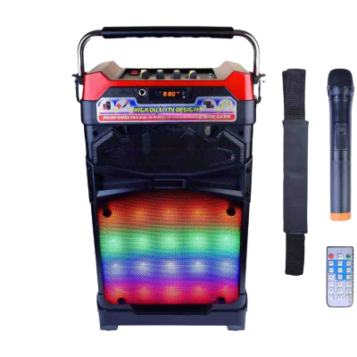 Акустическая система автономная XPRO NS-1389 USB/SD/FM радио/Bluetooth/1 радиомикрофон/ДУ 24 Вт Черный (lp-84434)