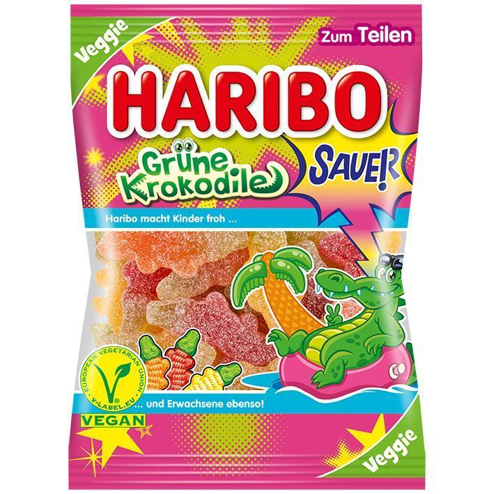 Конфеты желейные Haribo Sauer Grune Krokodile 175 г (2148447212)