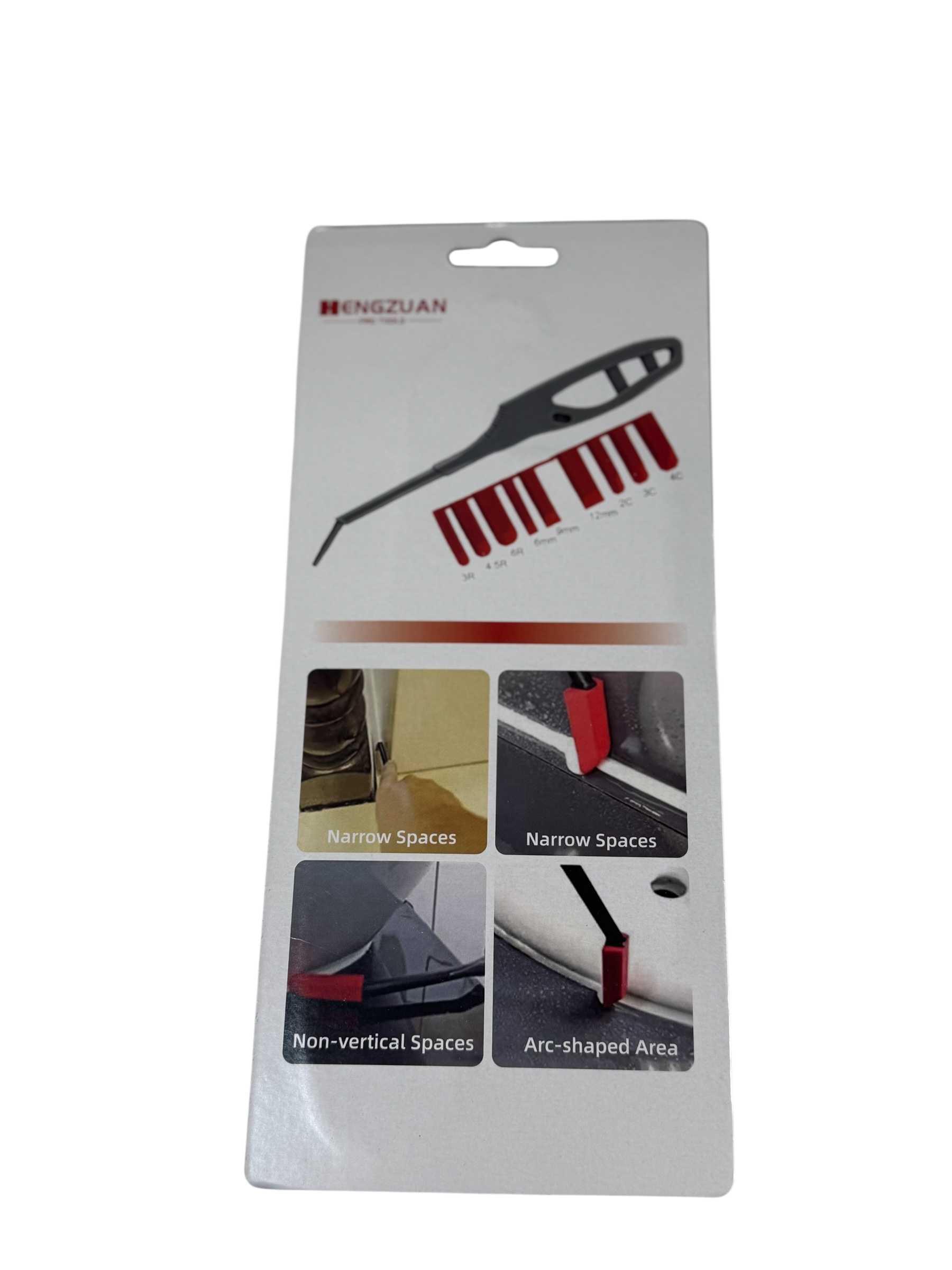 Шпатель для силікону Layeron 9 насадок (L0073) - фото 2