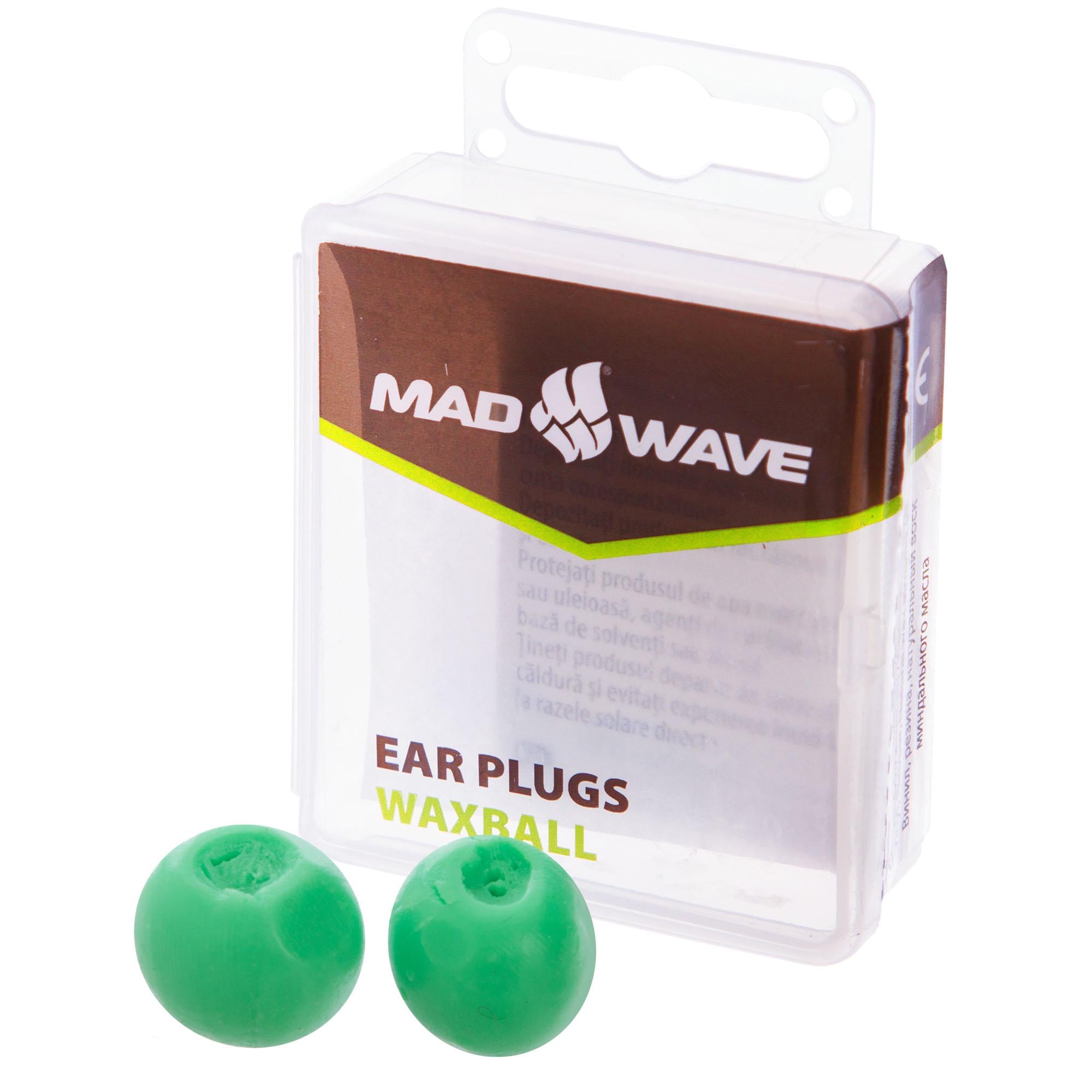 Беруши для плавания силиконовые Ear Plug MadWave M071701 Зеленый (M071701_Зеленый)