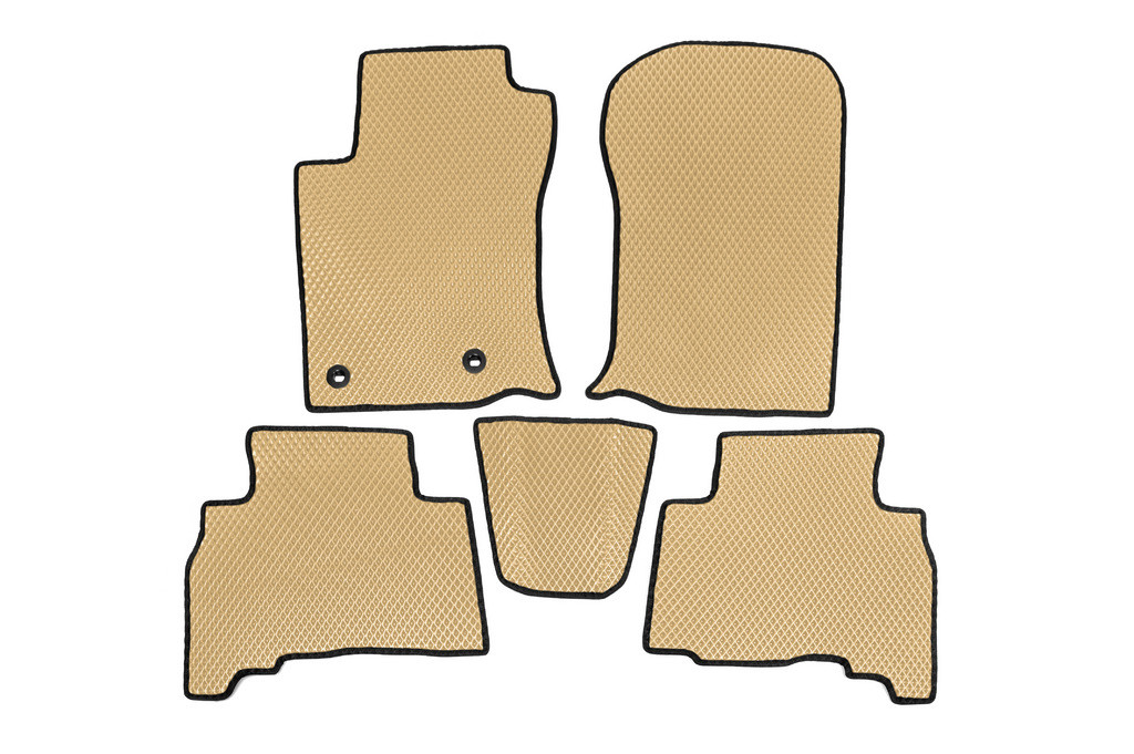 Автоковрики Digital Designs для Toyota Land Cruiser Prado 150 KDJ15/GRJ15 2009- г. 5 шт. Бежевый (1654997128)