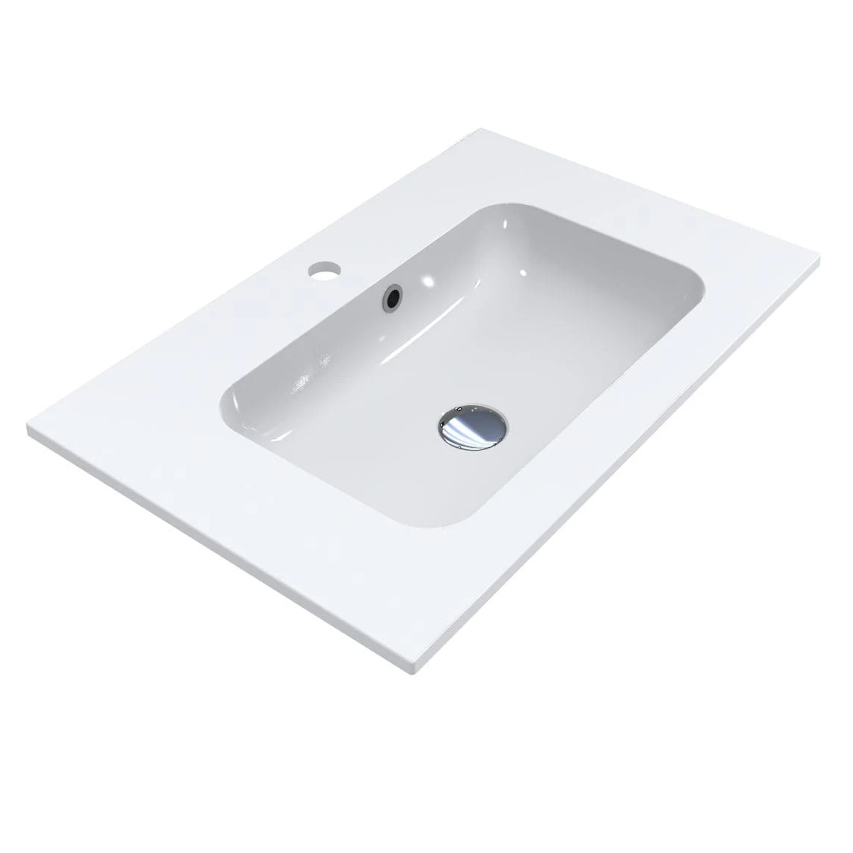 Умывальник накладной Miraggio Della прямоугольный 700x450 мм Белый (MG-0000178)