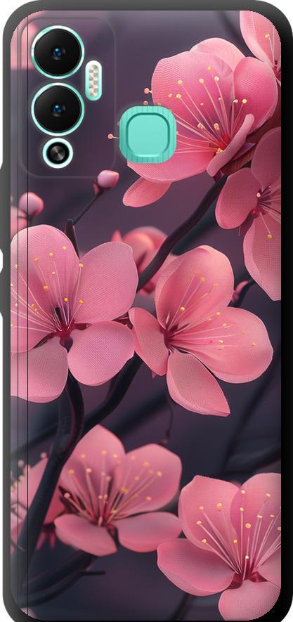 Чехол на Infinix Hot 12 Play Пурпурная сакура (6075b-2759-42517)