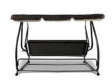 Гойдалка садова 4 містна Avko Relax Plus ARSC18722 розкладна Brown - фото 5 Гойдалка садова 4 містна Avko Relax Plus ARSC18722 розкладна Brown - фото 5