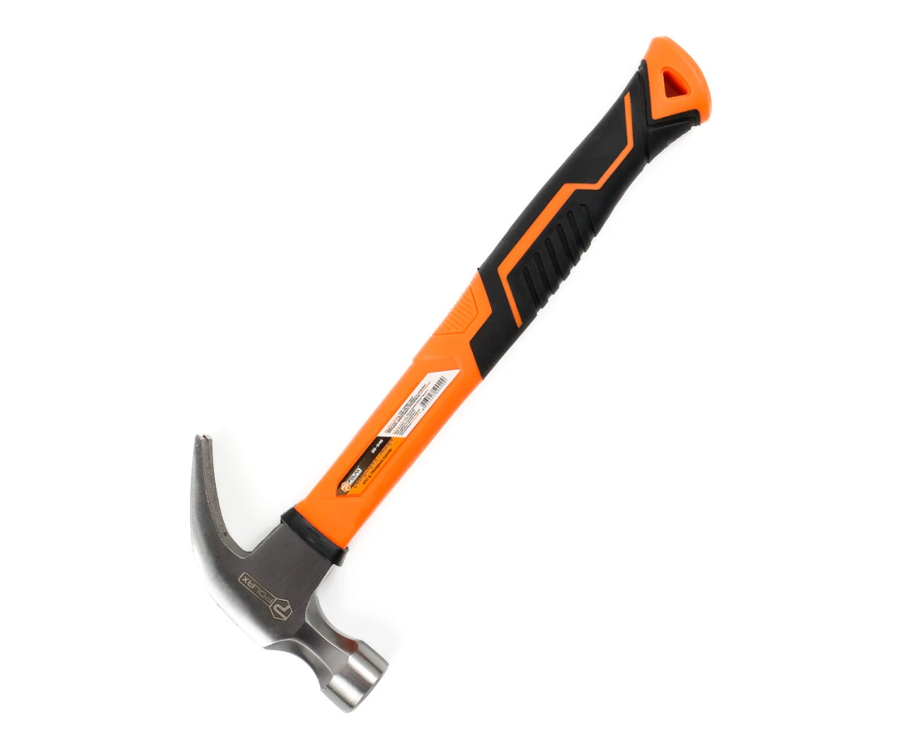 Молоток Polax столярный ручка с фибергласса 450 г (36-046)