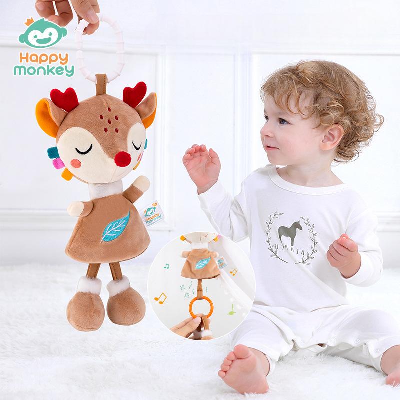 Игрушка-подвеска для коляски Happy Monkey Олененок Бежевый (9775/3) - фото 3 Игрушка-подвеска для коляски Happy Monkey Олененок Бежевый (9775/3) - фото 3