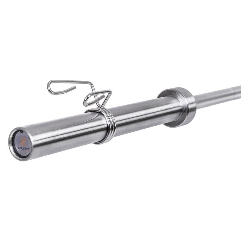 Гриф для штанги TA-2717 прямий для кросфіту Срібний (58363115) - фото 2 Гриф для штанги TA-2717 прямий для кросфіту Срібний (58363115) - фото 2