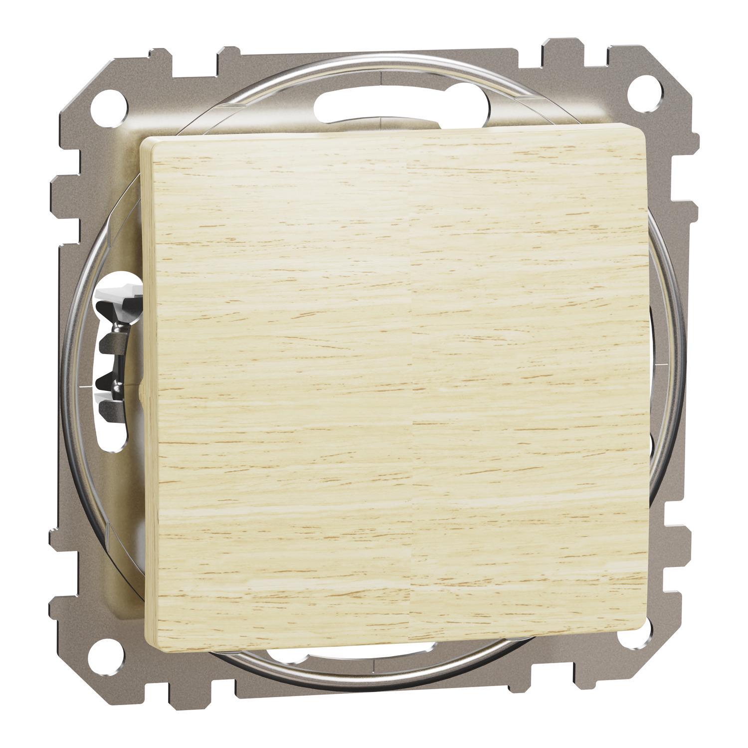 Выключатель одноклавишный Schneider Electric Sedna Design&Elements Береза (SDD180101)