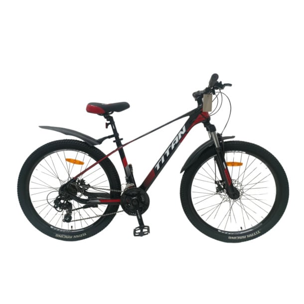 Велосипед подростоковый на литых дисках Titan 26" Shadow 2025 15,5" Black