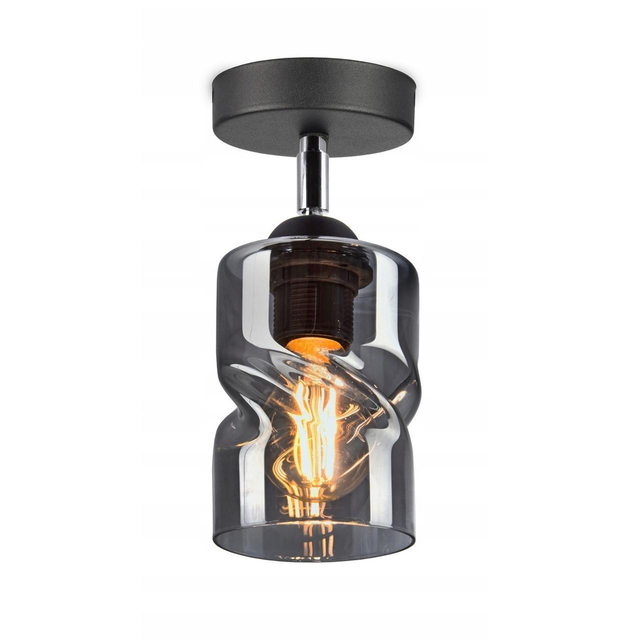 Светильник-спот Sirius с поворотным механизмом под лампу Е27 Черный (S4944-1 BK+SM) - фото 5 Светильник-спот Sirius с поворотным механизмом под лампу Е27 Черный (S4944-1 BK+SM) - фото 5