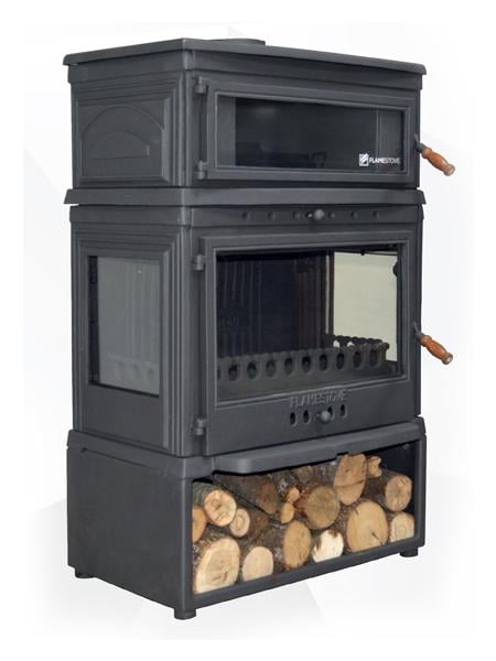 Печь чугунная Flame Stove Retro Lux Dik Style с духовкой (10187119)