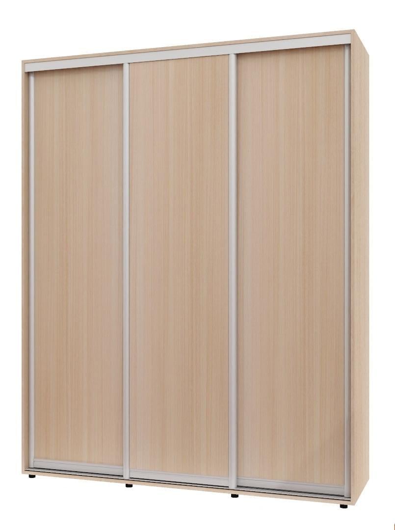 Шкаф-купе трехдверный Алекса ШК-05 ДСП 180x50x230 см Дуб молочный