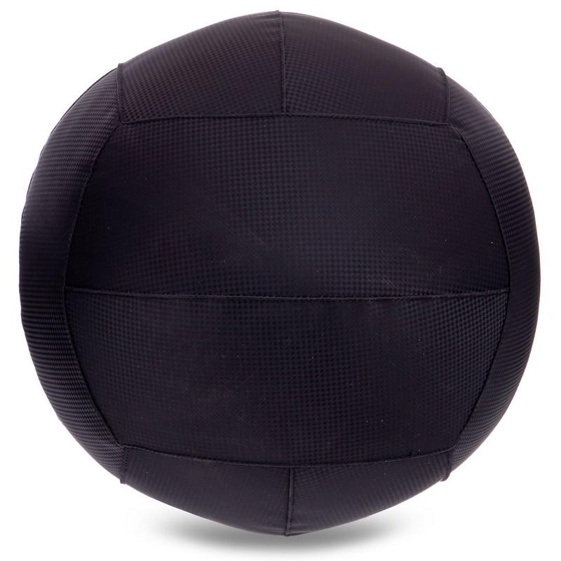 М'яч набивний для кросфіту волбол Zelart WALL BALL FI-2637-5 5 кг Чорний (DR003539) - фото 2