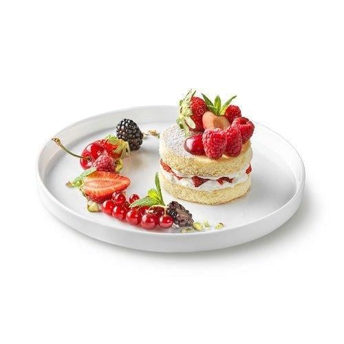 Тарелка с вертикальным бортом BormioliRocco Grangusto d 21 см стеклокерамика (410714MDF121990)