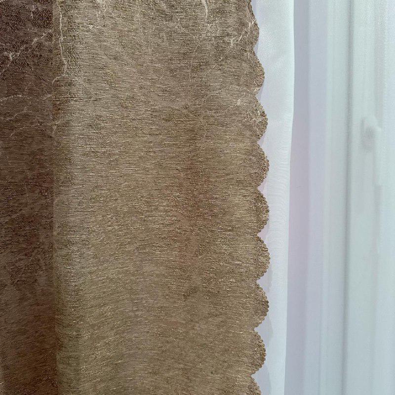 Штори Лорен жаккардові 1,5х2,7 м 2 шт. Пудровий - фото 7 Штори Лорен жаккардові 1,5х2,7 м 2 шт. Пудровий - фото 7