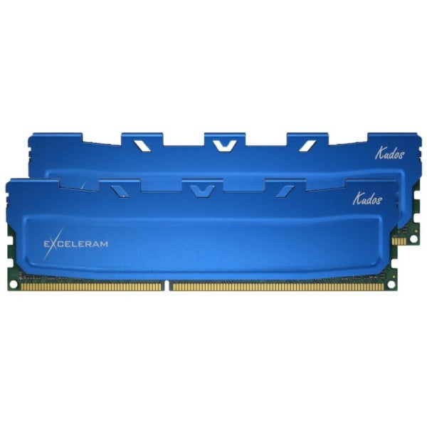 Оперативная память Exceleram Kudos DDR3 2x8GB 1600MHz PC3-12800 Blue (EKBLUE3161611AD)