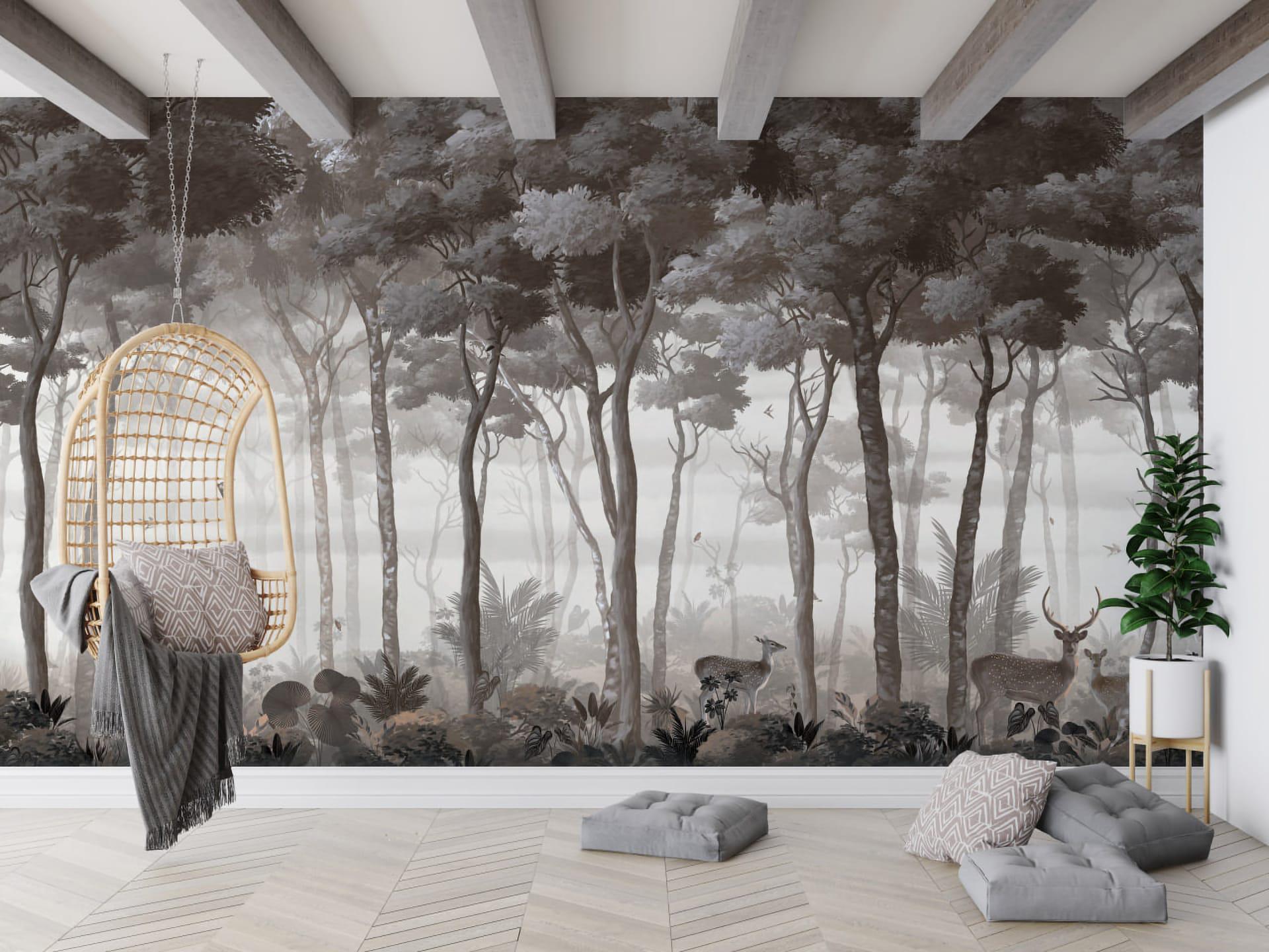 Фотообои флизелиновые Styleo Print-walls Старинный лес 020 350х270 см (Pw-020/3)