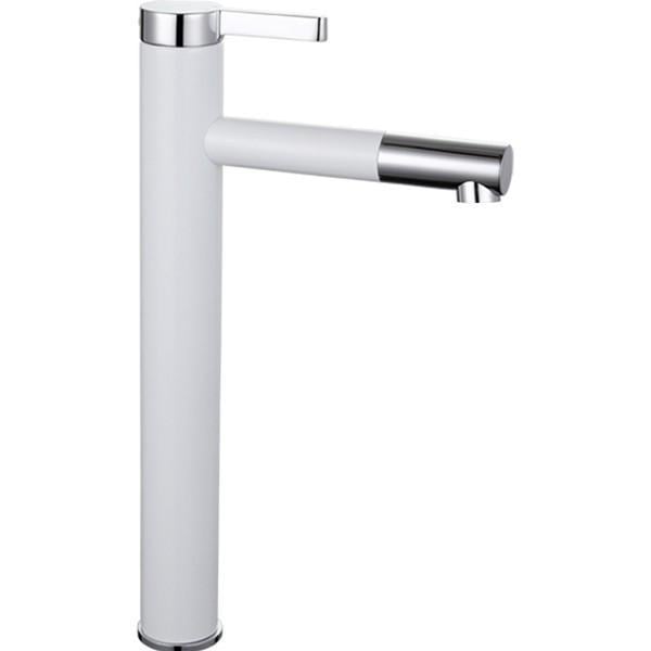 Змішувач для умивальника Frap F1052-15 високий одноважільний Білий (102561)