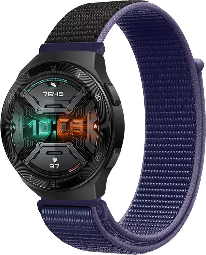 Ремешок нейлоновый Sport Loop для Huawei Watch GT2e 46 мм Midnight Blue (16393-4D)