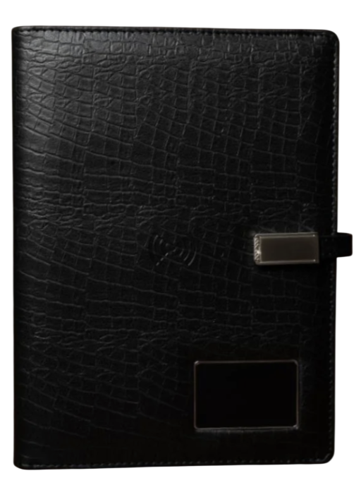 Блокнот Smart Кобра Лайт з зарядкою павербанк 10000 mAh Чорний (35970748)