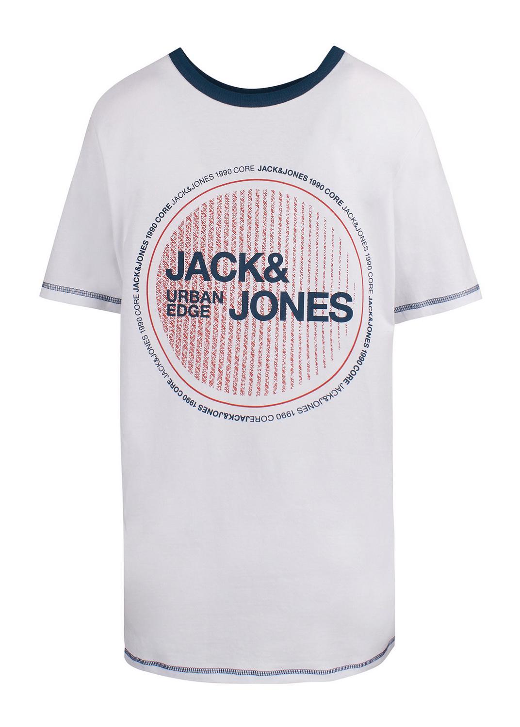 Футболка Jack & Jones 12188613x01 мужская M Белый (173015)