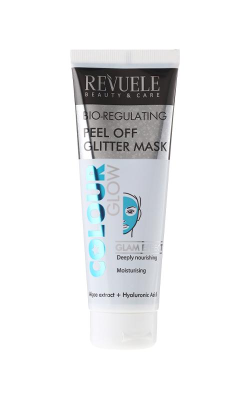 Маска-плівка для обличчя Revuele Color Glow Glitter Mask Pell-Off Bio-regulating біорегулювальна (31980)