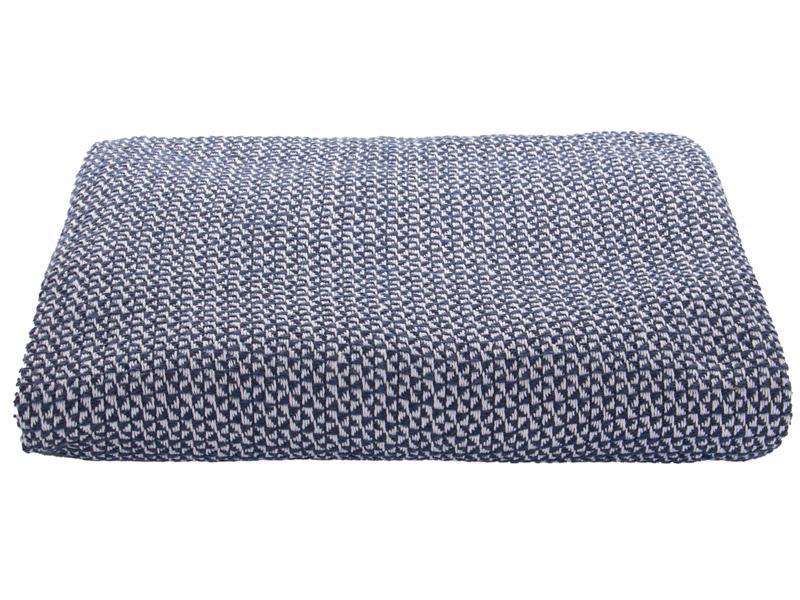 Плед bеige 140х200 Синий