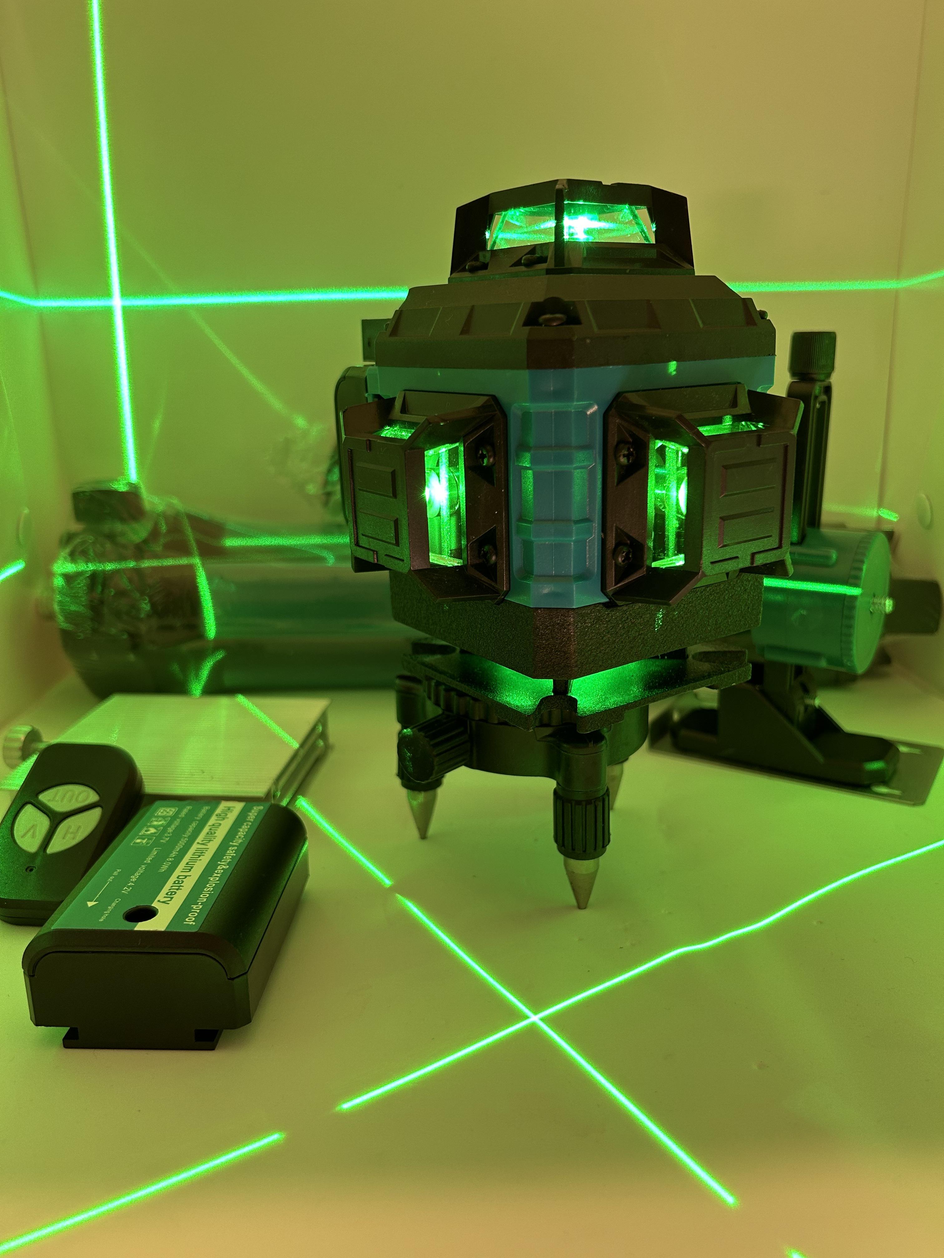 Лазерный уровень Откалиброванный Hilda 4D Led 16 линий 360 градусов 2 х АКБ (30472370) - фото 17 Лазерный уровень Откалиброванный Hilda 4D Led 16 линий 360 градусов 2 х АКБ (30472370) - фото 17