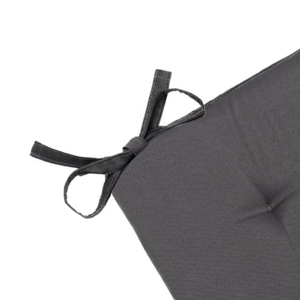 Подушка для стільця/крісла/табурету 35х35х3 см Темно-сірий (1798480496) - фото 2