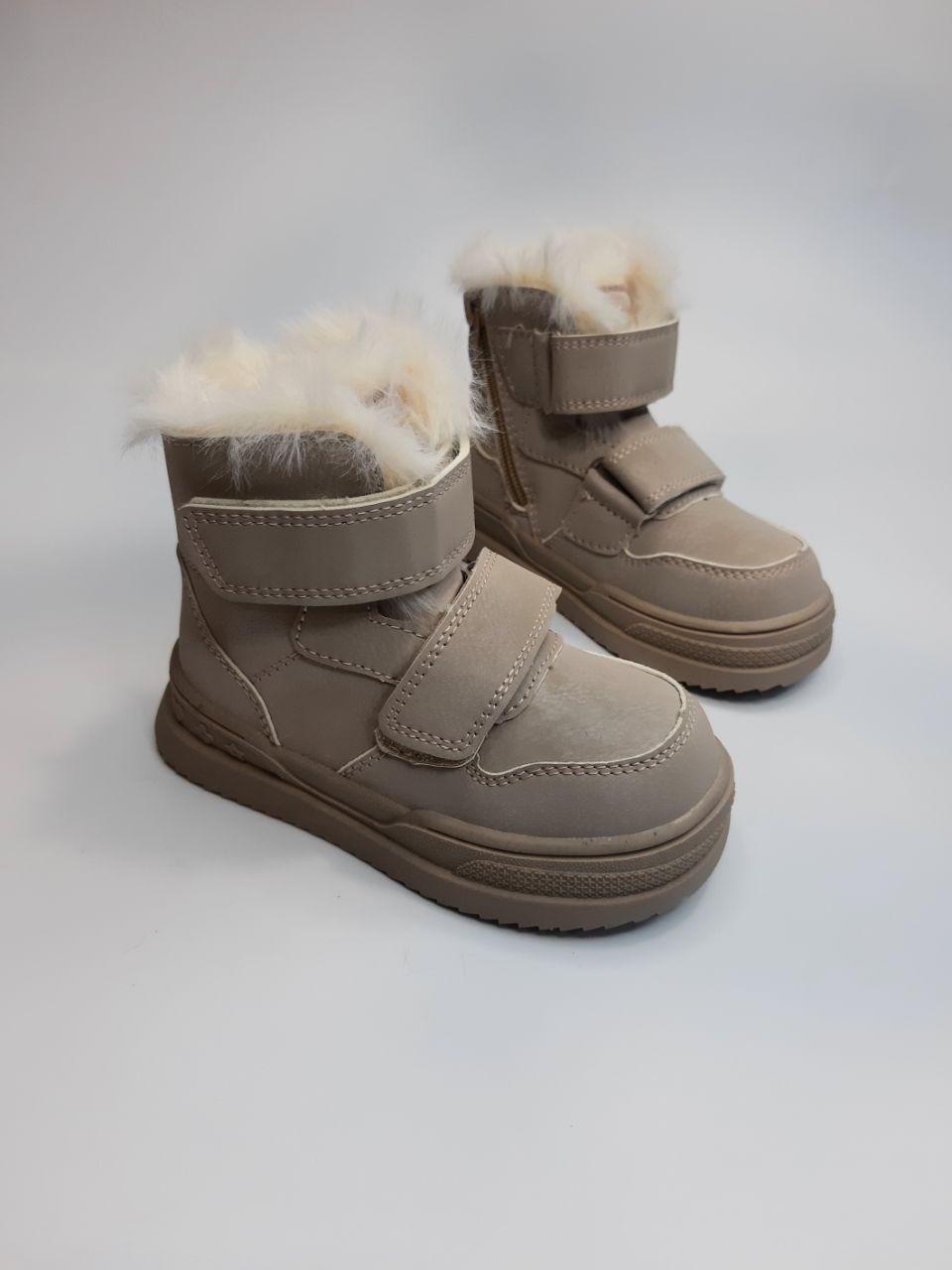 Черевики зимові Clibee для дівчинки р. 28 18,2 см Бежевий (610 HA)